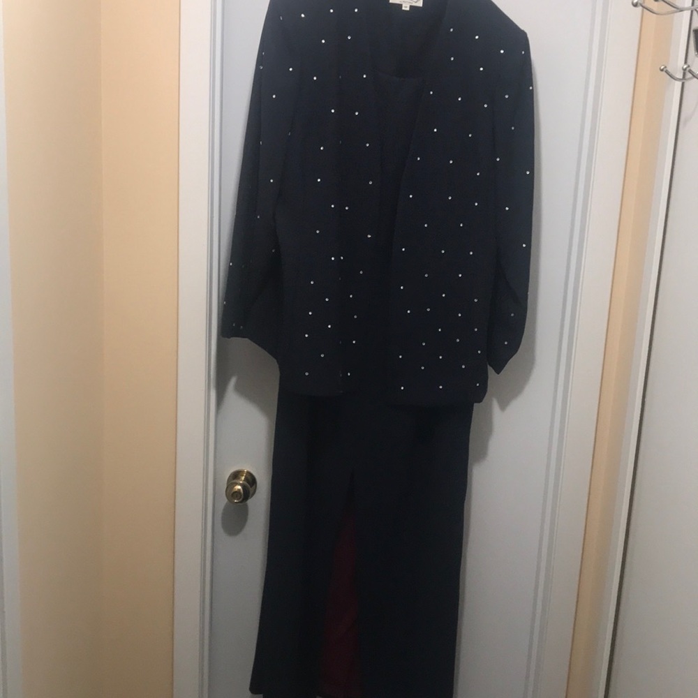 2 piece evening gown